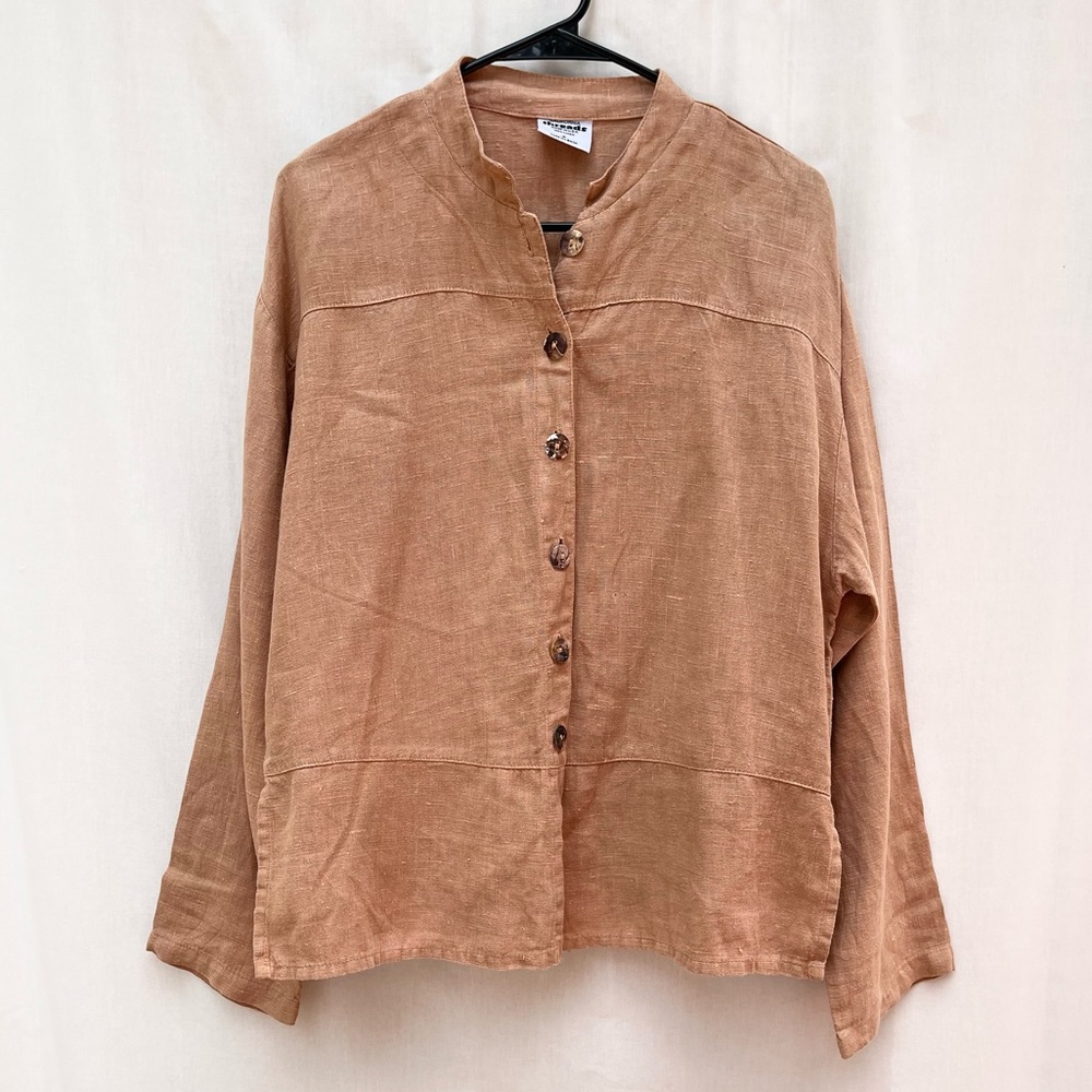 Vintage California Threads Linen Long Sleeve Shirt